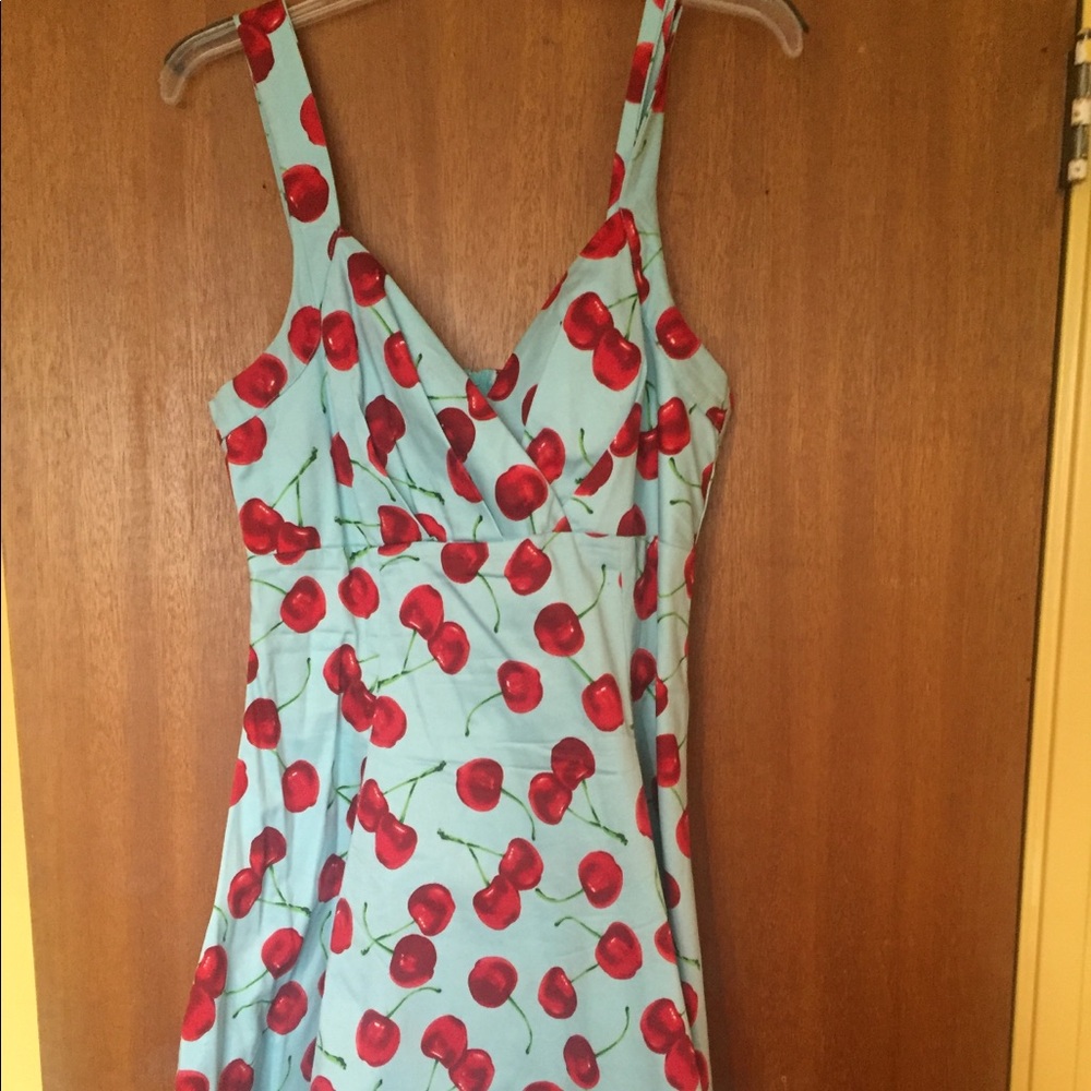 Cherry Print Summer Dress
